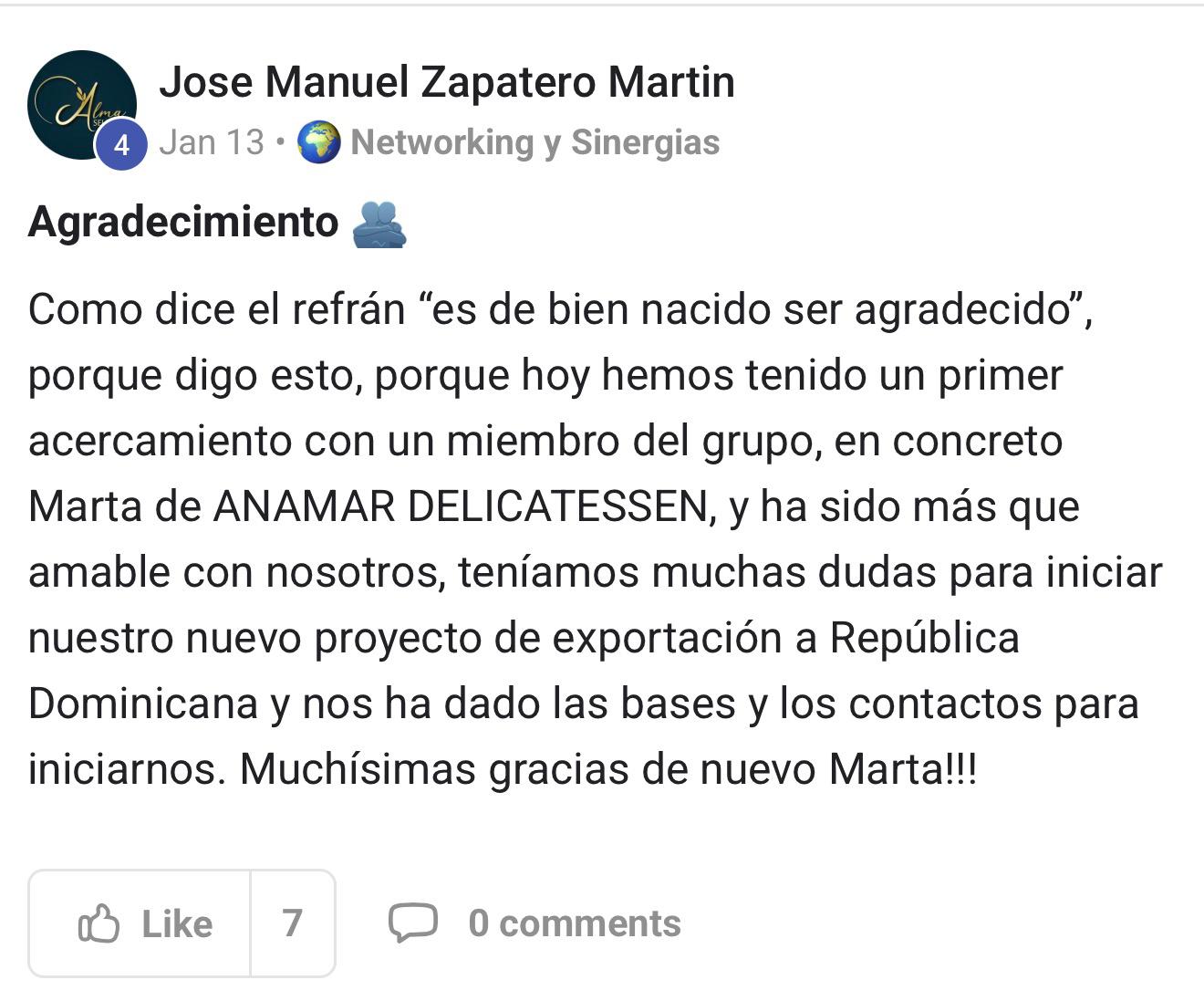 Testimonio Jose Manuel Zapatero Martin