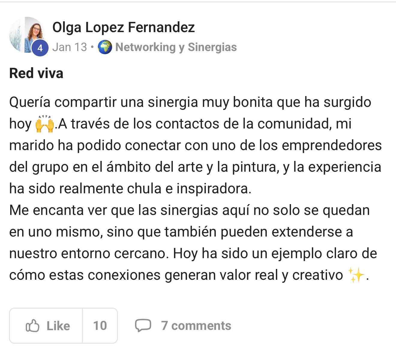 Testimonio Olga Lopez Fernandez
