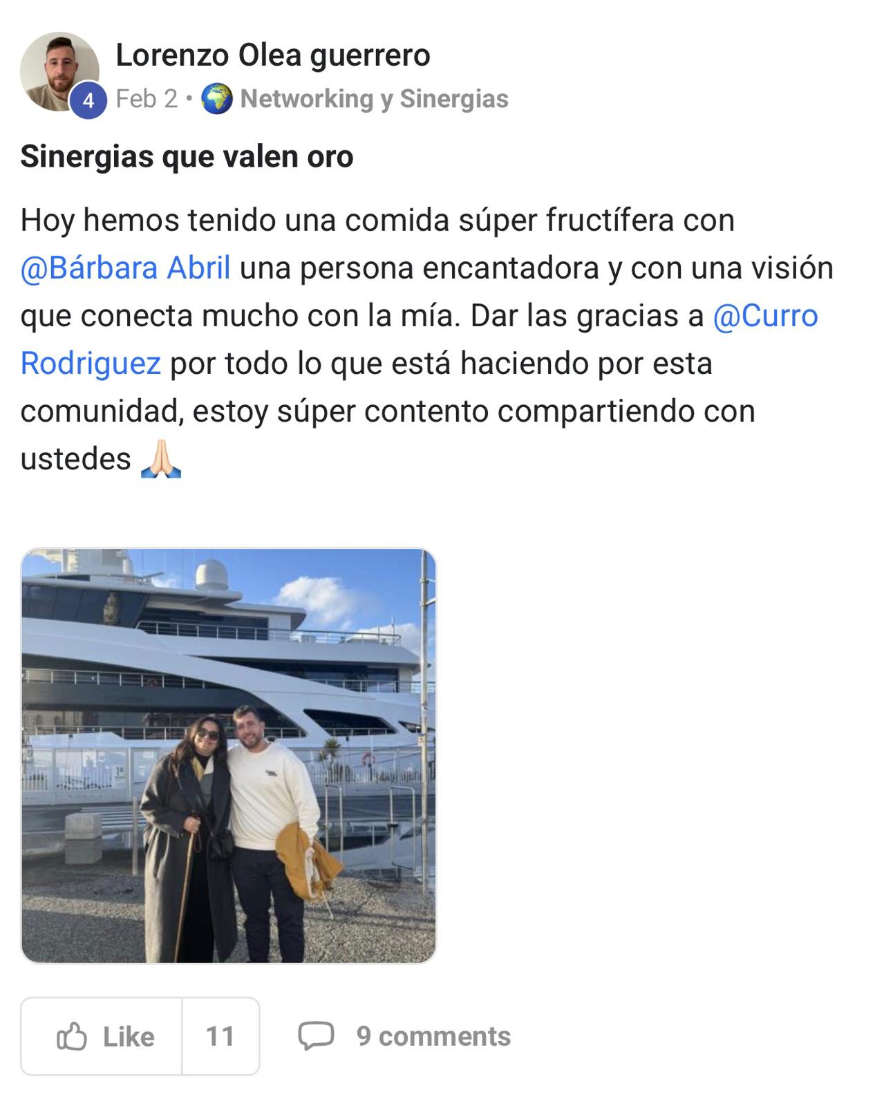 Testimonio Lorenzo Olea guerrero